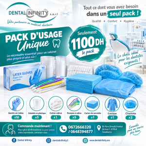 Pack usage unique dentaire Dental Infinity
