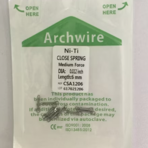 Ressorts de fermeture Niti dentaires orthodontiques fil d′arc