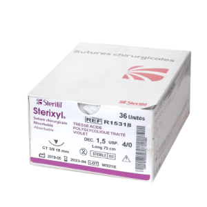 FIL DE SUTURE RESORBABLE STERIXYLE